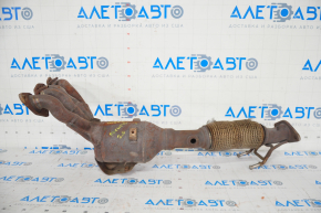 Exhaust manifold with catalytic converter Ford Focus mk3 11-18 2.0 bolts are broken, mesh is torn