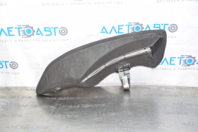 Side trim rear seats right Dodge Charger 11- black cloth with leather insert, torn