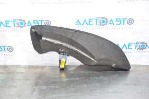 Rear seat side trim left Dodge Charger 11 - black cloth with leather insert, torn, burnt