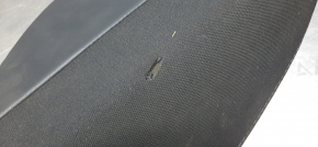 Rear seat side trim left Dodge Charger 11 - black cloth with leather insert, torn, burnt