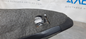 Rear seat side trim left Dodge Charger 11 - black cloth with leather insert, torn, burnt