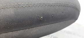 Rear seat side trim left Dodge Charger 11 - black cloth with leather insert, torn, burnt