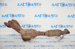 Exhaust manifold with catalytic converter Ford Focus mk3 11-18 2.0 mesh torn