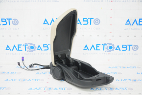 Armrest assembly BMW X1 F48 16-19 leather beige Oyster for phone, without wireless charging