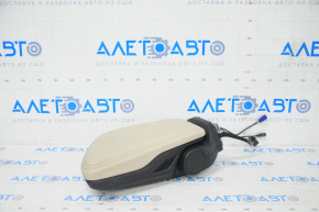 Armrest assembly BMW X1 F48 16-19 leather beige Oyster for phone, without wireless charging