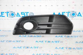 Lower grille front bumper left Audi Q5 8R 09-12 prerest, under fog lights