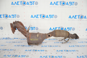 Exhaust manifold with catalyst Ford Fusion mk5 13-20 2.5 with lambda probe