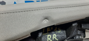 Side trim rear seats right Hyundai Sonata 15-17 rag gray, dents, for dry cleaning