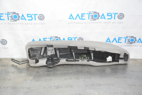 Rear seat side trim left Hyundai Sonata 15-17 gray cloth, dry cleanable