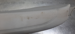 Rear seat side trim left Hyundai Sonata 15-17 gray cloth, dry cleanable
