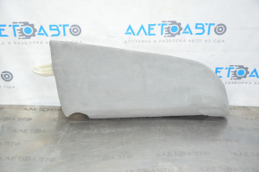Side trim rear seats right Honda Accord 13-17 velour gray, scuffs, broken fastening