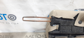 Side trim rear seats right Kia Optima 11-15 USA beige cloth, rusty fasteners, dry cleanable