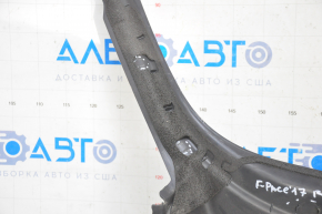 Rear left inner wing arch trim Jaguar F-Pace X761 17- black, scratches, broken fastener