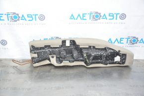 Side trim rear seats left Kia Optima 11-15 USA beige cloth, rusty fasteners, dry cleanable