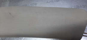 Side trim rear seats left Kia Optima 11-15 USA beige cloth, rusty fasteners, dry cleanable