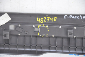 Door sill trim front left Jaguar F-Pace X761 17-20 brown, scratches, broken fastener