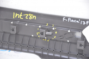 Door sill trim front right Jaguar F-Pace X761 17-20 brown, scratches, broken fastener, pressed