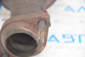 Exhaust manifold with catalytic converter right Lincoln MKZ 13-16 3.7 thread defect