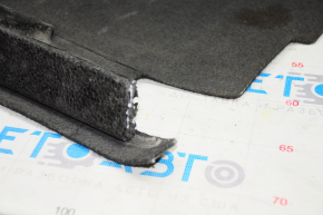 VW CC 08-17 trunk floor, black, creases, tears, needs dry cleaning