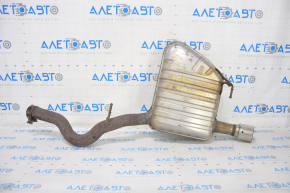 Muffler rear part barrel left Jaguar F-Pace X761 17- 3.0t rusty
