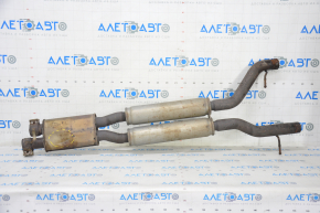Exhaust line middle part Jaguar F-Pace X761 17- rusty, dented