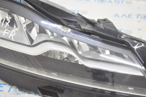 Headlight front right complete Jaguar F-Pace X761 17-20 LED, sand, broken crepe, scratch