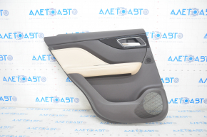 Door trim card rear left Jaguar F-Pace X761 17-20 leather black-beige, meridian