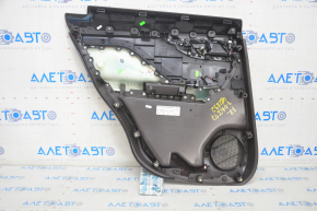 Door trim card rear right Jaguar F-Pace X761 17-20 leather, black-beige, meridian, tears, scratches