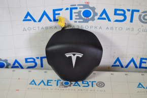 Airbag in the steering wheel driver Tesla Model Y 20 - black, rusty pyropatron