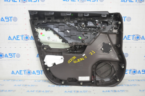 Door trim card front right Jaguar F-Pace X761 17-20 leather, black-beige, meridian, scratch on leather