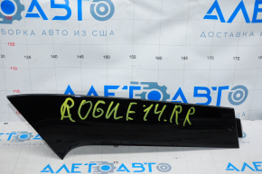 Trunk door trim side right Nissan Rogue 14-20 black, scratches