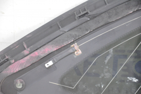 Window blind glass rear left Jaguar F-Pace X761 17- tinted, black gloss, heated