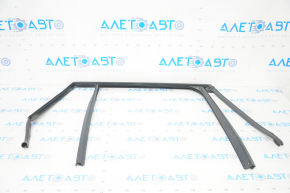 Upper rear left door molding BMW X1 F48 16-22 chrome with glass seal