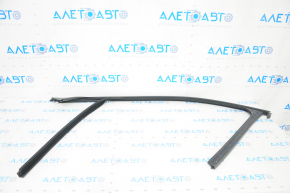 Upper door molding front right BMW X1 F48 16-22 chrome with glass seal, scratches
