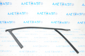 Upper door molding front left BMW X1 F48 16-22 chrome with glass seal