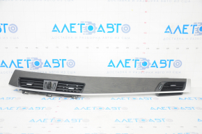 Front panel trim with deflectors right BMW X1 F48 16-22 dark wood