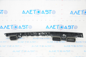 Front panel trim with deflectors right BMW X1 F48 16-22 dark wood