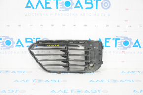 Lower grille of the front bumper right BMW X1 F48 16-19 X-line open for parking sensors, sand, scratches