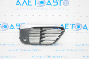 Lower grille of the front bumper right BMW X1 F48 16-19 X-line open for parking sensors, sand, scratches