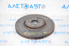 Front left brake disc Jaguar F-Pace X761 17- for R18, R19 350/32mm rusty