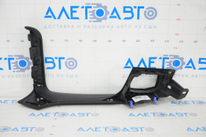Center console trim for joystick BMW X1 F48 16-22 black leather