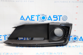 Right bumper grille Honda Civic X FC 19-21 for cruise, for fog lights