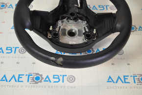 Naked steering wheel Tesla Model Y 20 - black leather with heating, for re-upholstery