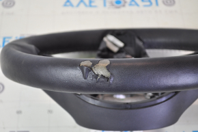Naked steering wheel Tesla Model Y 20 - black leather with heating, for re-upholstery