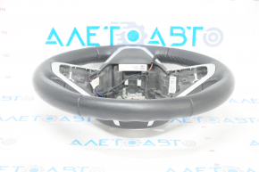 Steering wheel bare BMW X1 F48 16-22 leather black with heating