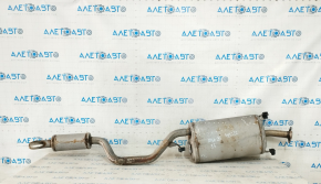 Muffler rear part resonator with barrel Toyota Highlander 20-22 3.5 dented