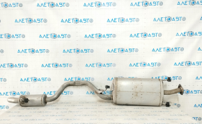 Muffler rear part resonator with barrel Toyota Highlander 20-22 3.5 dented