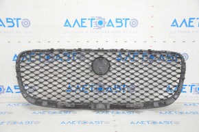Radiator grill grill Jaguar F-Pace X761 17-20 with emblem, black gloss, sand, pressed