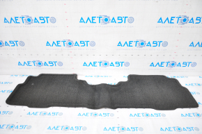 Set of floor mats for Toyota Prius V 12-17, cloth, black, dry-cleanable, cracked