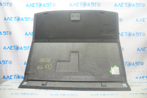 Trunk floor Infiniti QX50 19- black, without plugs, for dry cleaning